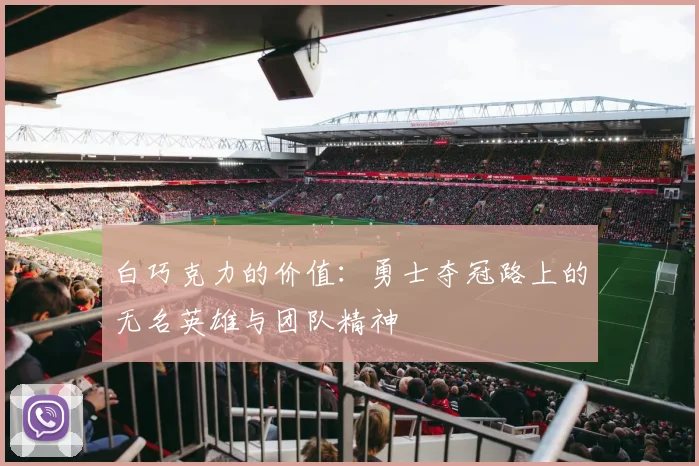 白巧克力的价值：勇士夺冠路上的无名英雄与团队精神